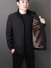 Men's Plus Size Cotton Jacket 2024: M-8XL, Middle-Aged & Elderly, Velvet-Lined Outerwear