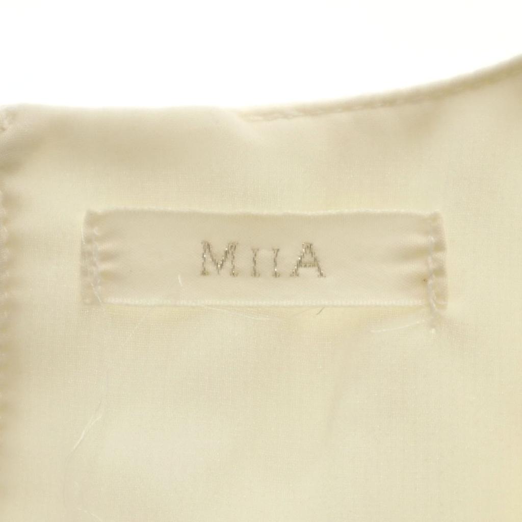 MIIA No sleeve Ruffled sleeves shirt 160 Off-white Kid's Used