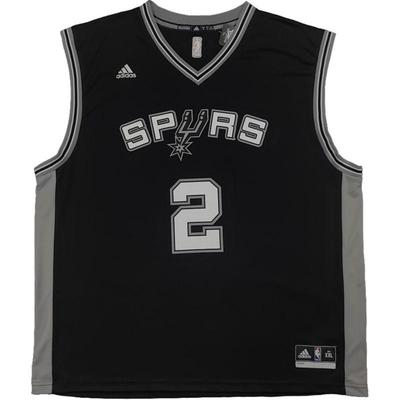 X NBA Kolaborace San Antonio Spurs Kawhi Leonard Módní Měkký Pohodlný Ležérní Basketbalový Dres Pánský dres Černá 7818A-304-AEB1585