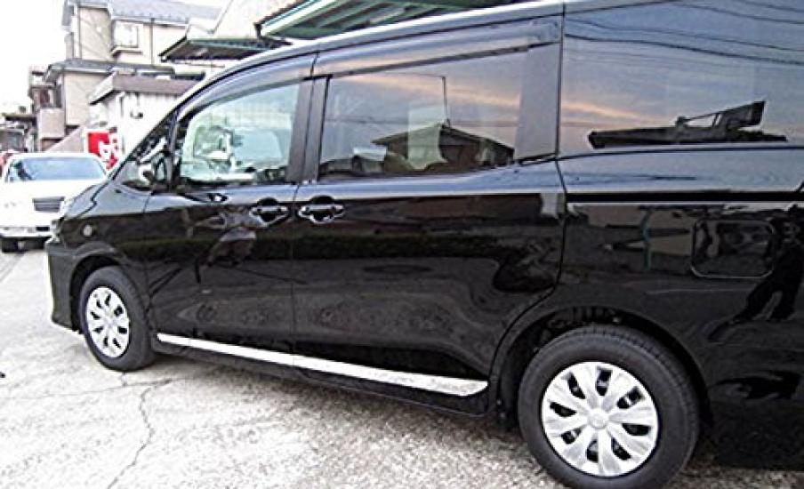 BRIGHTZ Voxy 80 85 Super Mirror Stainless Steel Plated Side Door Moulding 4PC Type B ZRR80G ZRR85G ZRR80 ZRR85 ZRR R80 R85 Voxy [SID-MOL-023] ...