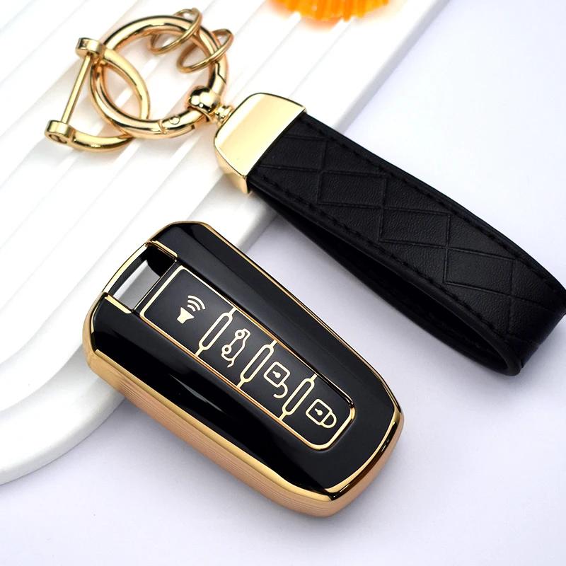 Soft TPU Smart Car Key Case Cover For Ssangyong Korando C Rexton W Ssangyong Actyon Kyron Rodius Tivolan Shell Fob Holder