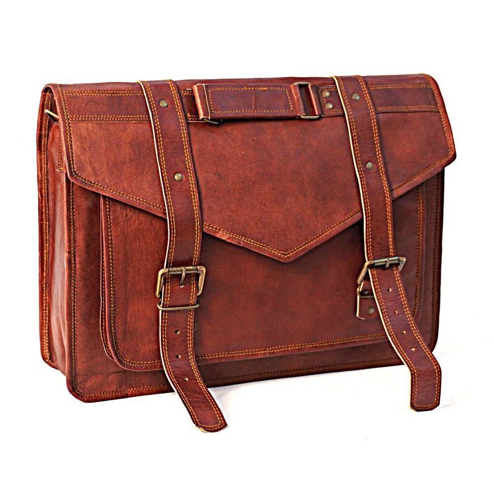 Винтажный кожаный рюкзак — фото 2