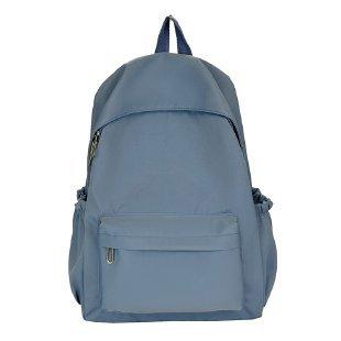 TS JYL laptop bag,Women Student Backpack Korean Style Solid Color Simple Junior High Bag