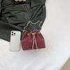 Lässige einfarbige Umhängetaschen Innenfach Neue Hot-Sale-Taschen für Damen Aufsteckbare plissierte PU-Damenhandtaschen