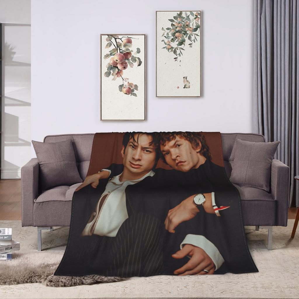 Heated Rivalry Blanket Connor Storrie Shane Hollander Warm Funny Plush Throw Blanket For Home Decor Flannel Bedspread Bed Cover