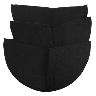 3PCS Half Round Planter Liners Felt Fabric Reusable Plant Liners for Wall Hanging Flower Pot Basket