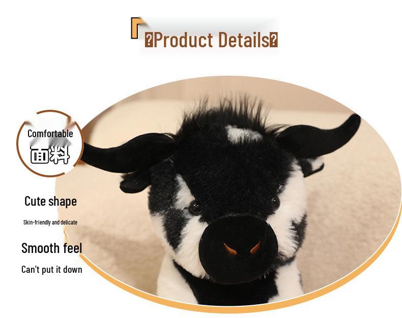 Children's Plush Soothing Milk Cow Doll – Soft Hugging Sleep Toy Gift