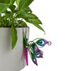 Butterflies Wall Hanging Planter Decors Metal Wall Mounted Planter Garden Yard Decorative Flower Pots Indoor Outdoor