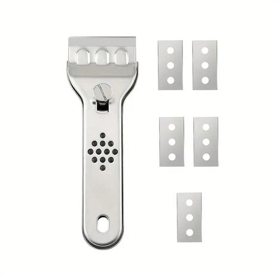 

6 шт. скребок для стеклянной керамической плиты скребок для краски кухонный инструмент для керамических индукционных варочных панелей многофункциональный скребок для стеклянной керамической плиты