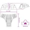 Family Tent with Roof and Storage Green 762 x 655 x 218 cm Taffeta