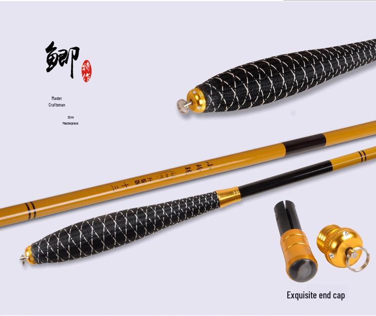 Xiaolinglong 46 Action Carbon Crucian Fishing Rod - Lightweight, Durable & Comfortable.
