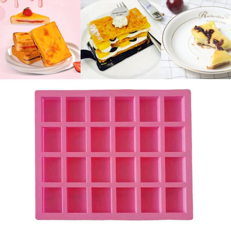 Convenient Silicone Mold Chocolate Crafting Moulds Practical Cake Bakings Molds Rectangular Chocolate Molds Decors