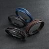 Stylish Men Leather Bracelet Detachable Magnetic Buckle Handmade Braided Wrap Braclet Outdoor Sports Cycling Accessories Joias