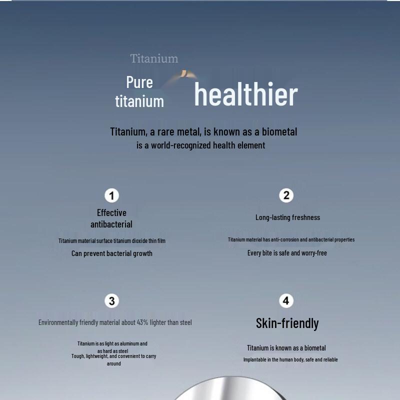 ASD Pure Titanium Lightweight Thermos Mug