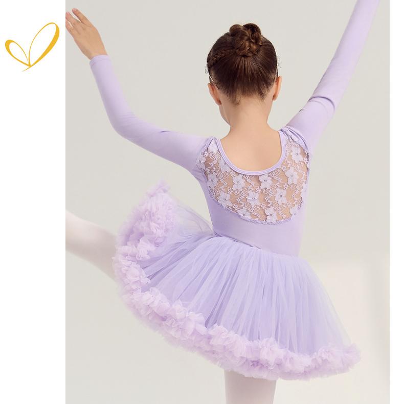 costume for girls ballet women Elegant dress ballet suit ballet leotard frocks for girls purple tutu maiden costume for children