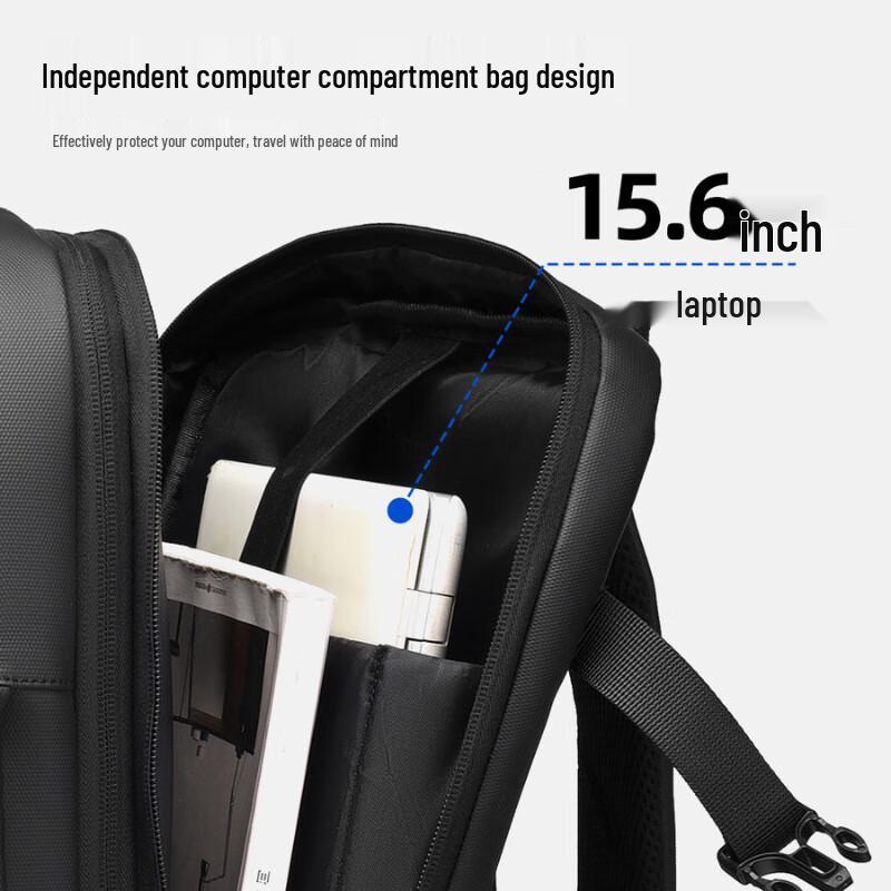 Expandable Business Travel Laptop Backpack