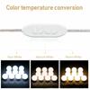 LED Makeup Mirror Light Bulbs USB Charging Vanity Makeup Mirror Lights Bathroom Dressing Table Lighting Dimmable LED Wall Lamp