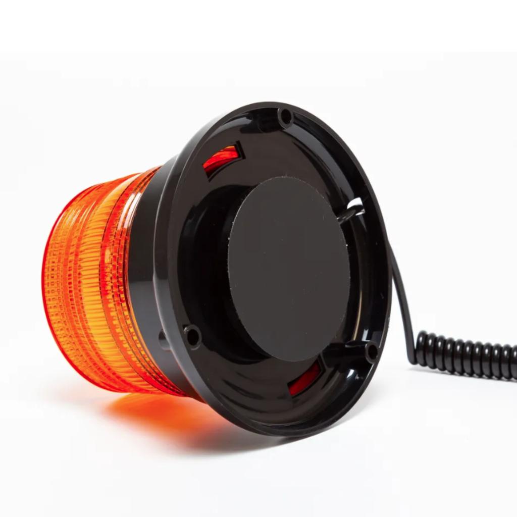 Warning light, beacon, orange flashing light, magnet, strong light