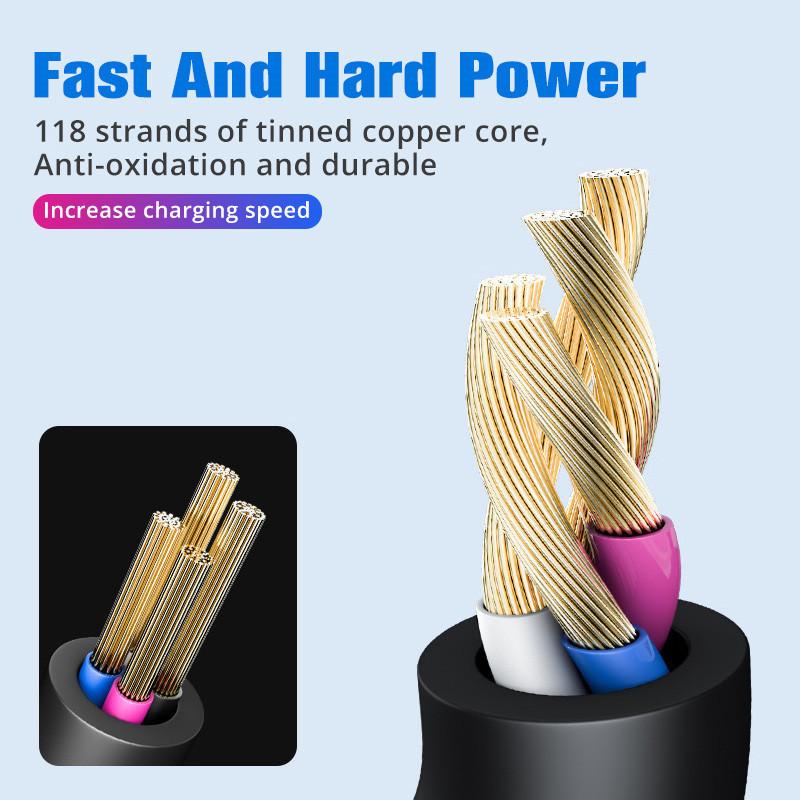 1PC 2 In 1 USB Type C Micro USB C Cable Mobile Phone Fast Charging Cable For Huaiwei Samgsung Xiaomi Type C Charge Cord Wire