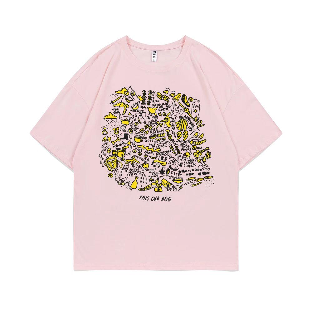 Singer Mac Demarco This Old Dog Album Graphic Tshirt Short Sleeve Men Women Vintage Oversized T-shirts Male Pop Music T Shirts