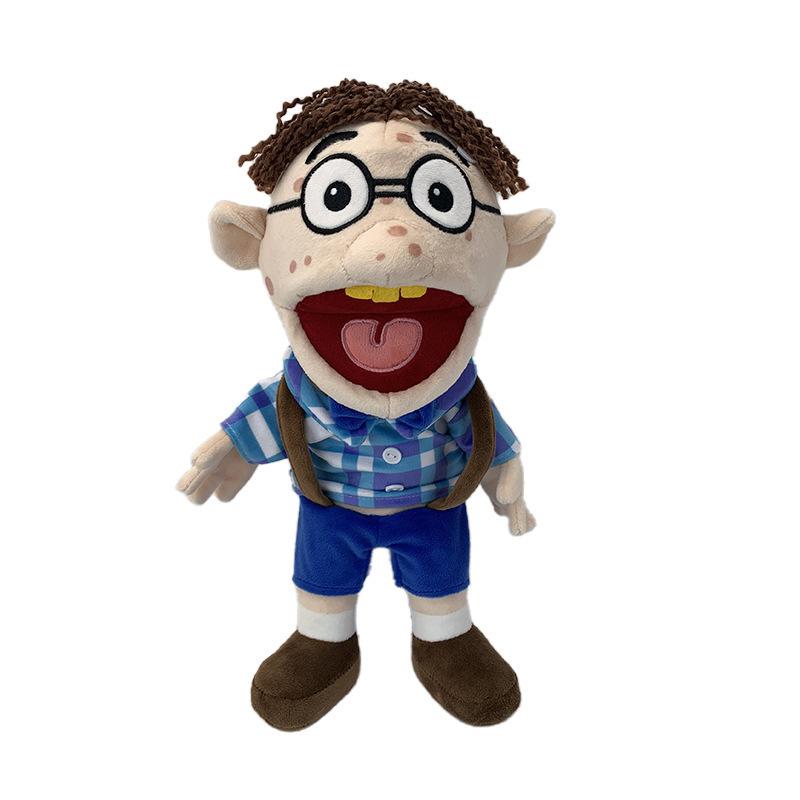 Game Jeffy Hand Puppet Plush Dolls Coby Chef Prince Joseph Junior Finger Muppet Plushie Toy Soft Figurine Sleeping Gift For Kids