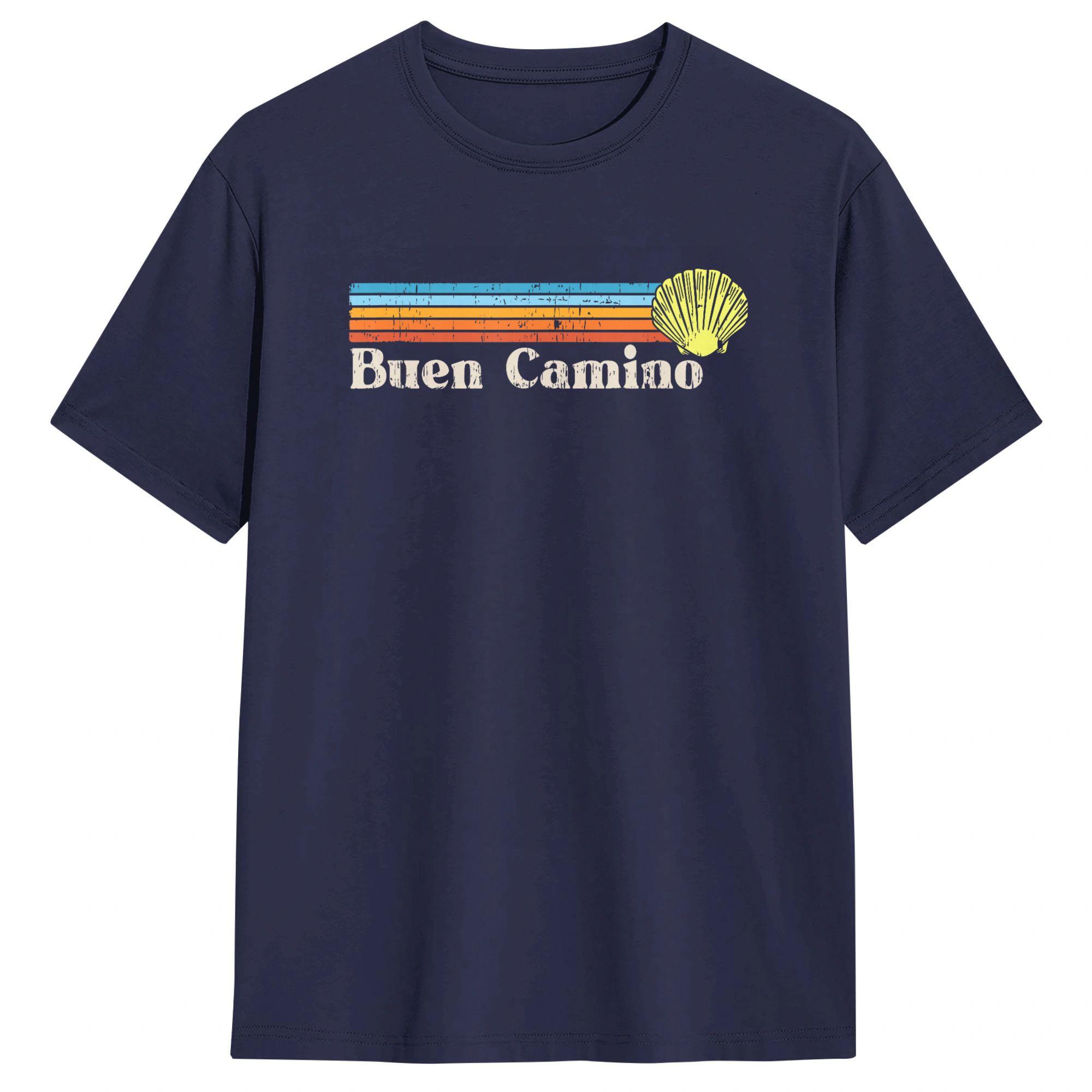 Camino De Santiago TShirt Summer Cotton T Shirts For Unisexs Harajuku Casual Tee Shirt Short Sleeve Classic Top Tees S