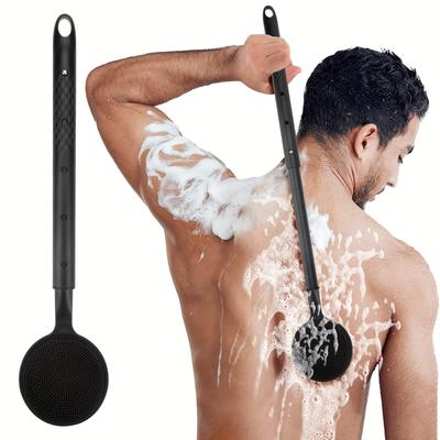 Telescopic Shower Scrubber - Soft Adjustable Long-Handle Bath Brush, Gentle Back Scrubber for Deep Clean & Skin Care, Perfect Gift for Relaxation