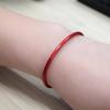 Fashion Beanty Adjustable Cute Simple 1PC Graceful Jewelry Gifts Rope Hot Sale Leather Black/Red Lucky Couples Bracelets Charm Bracelets Knit Lovers