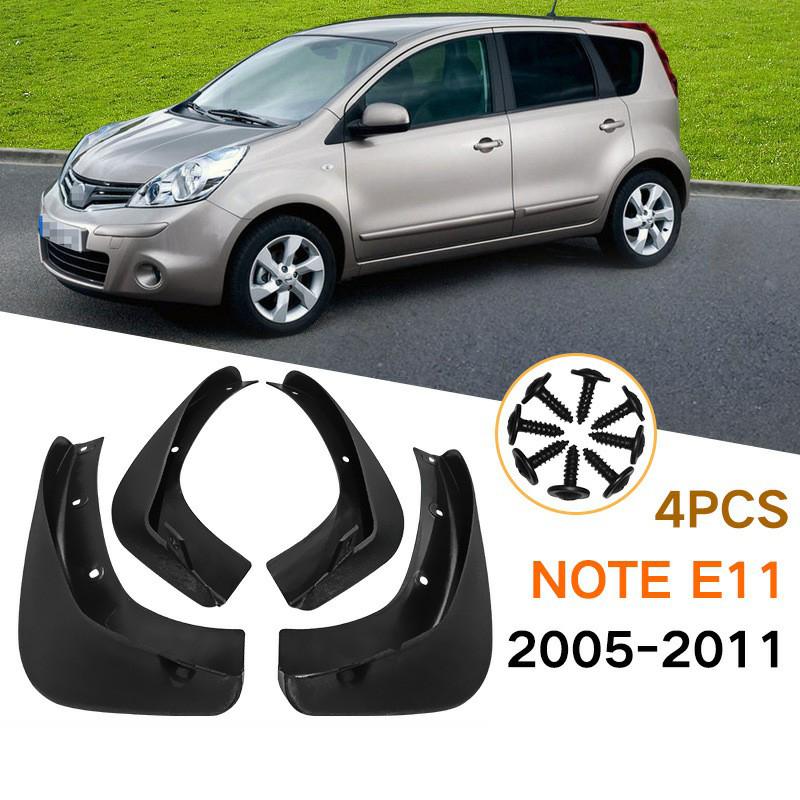 

4Pcs/Set Car Mudguard Mud Flaps for Nissan Note 2005-2011 LIVINA Front and Rear Mudflaps Splash Fender Kit Auto Accessories Type A