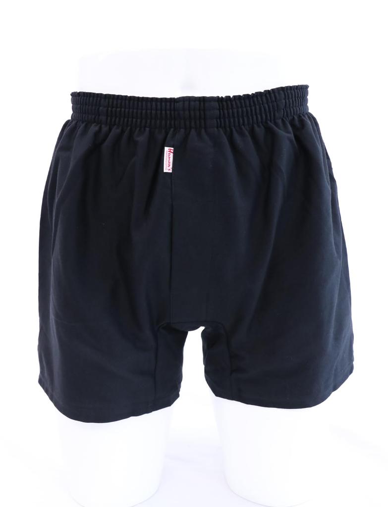 Kaituck Family Humans Men's Hammock Trunks with Support, Made in Japan, 100% Cotton, Sizes M, L, LL, 3L (3L, Black)