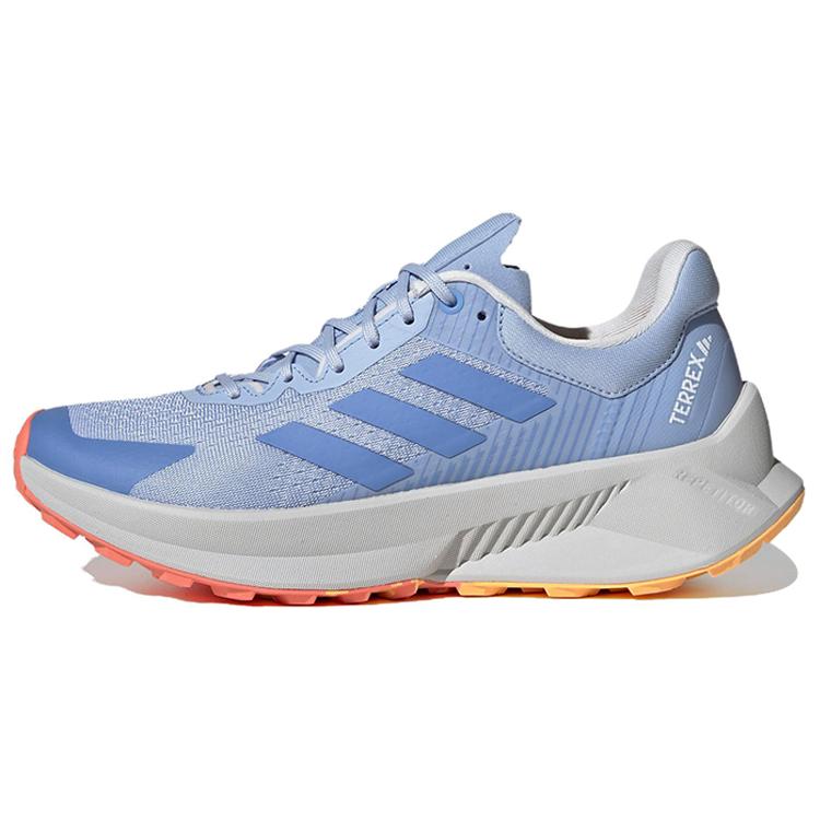 New Adidas Terrex Soulstride Trail Flow 'Blue Grey Orange' Women's HP5571