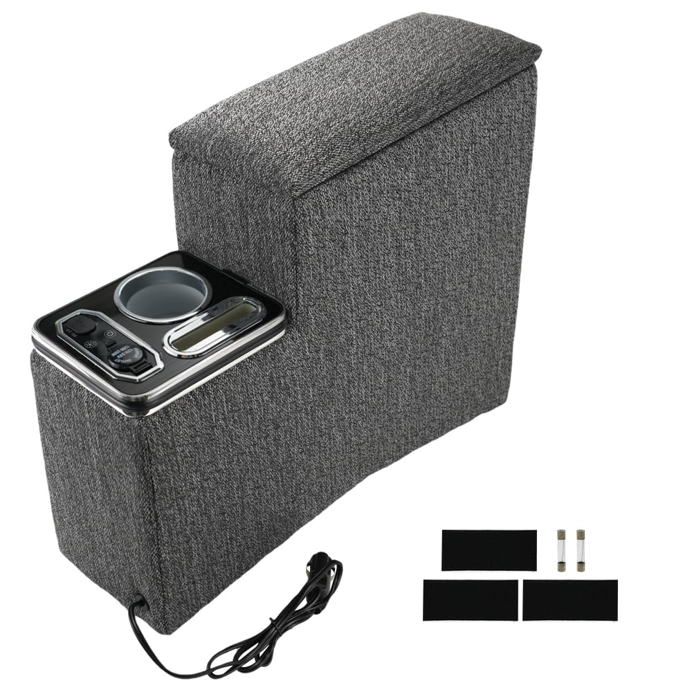 

Sporacingrts Sienta Console 170 10 15 Center Console Armrest Storage Box with Wireless Gray Fabric Box, Series, Series, Series, Charging, (Silencer) серый