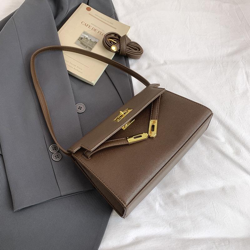 

Сумка женская 2025 лето новая замок мода женская сумка простая тисненая женская сумка через плечо иностранная сумка-мессенджер сумка