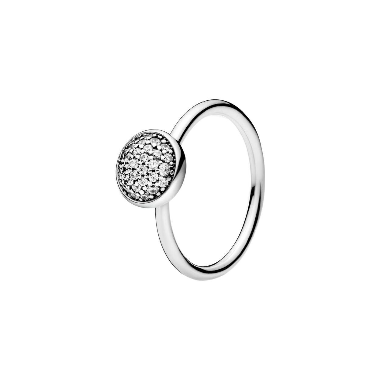 Pandora Timeless Exquisite Fashion Versatile 925 Silver Ring Women rings 191009CZ Silver,52