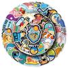 50 Ocean Series Animal Stickers: Cute, Waterproof for Decorating Cups, Journals, and Luggage