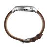 Timex Waterbury 39mm Men's Analog Watch | Durable Stainless Steel Case | Day-Date Window | 100M Water Resistant, Brown/Silver/Blue.