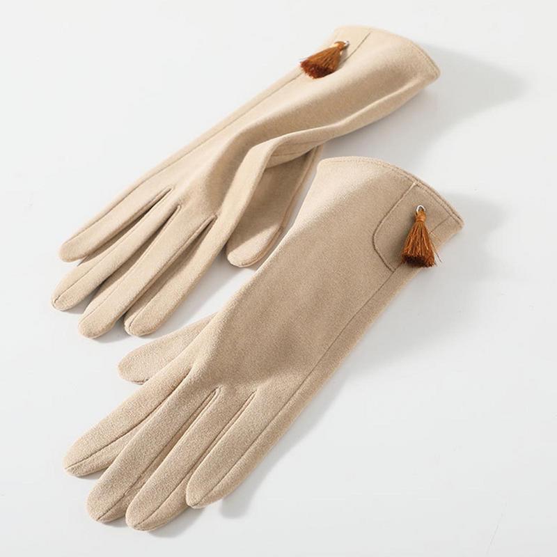 Winter-Touchscreen-Handschuhe für Damen Touchscreens Bequeme gefütterte Anti-Rutsch-Handschuhe Herbst und Winter Verdickt Warm Outdoor
