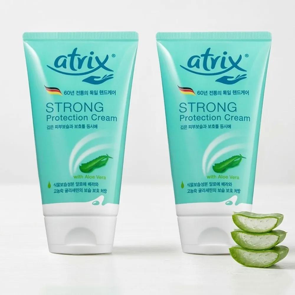 atrix Strong Protection Cream 75ml x 2 Aloe Hand Cream