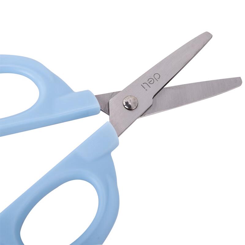 Deli Children's Safety Scissors with Elephant Nose Cover (6-Pack)