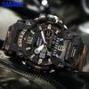 SMAEL Camouflage Style Watch for Young Men Outdoor Sports Fashion Student Waterproof Digital Wristwatch with Backlight Stopwatch