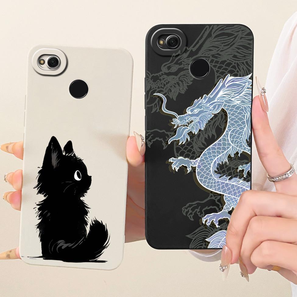 Phone Casing For Redmi 4x Cover Fashion Cartoon Cute Funny Painted Silicone Case For Xiaomi Redmi 4x