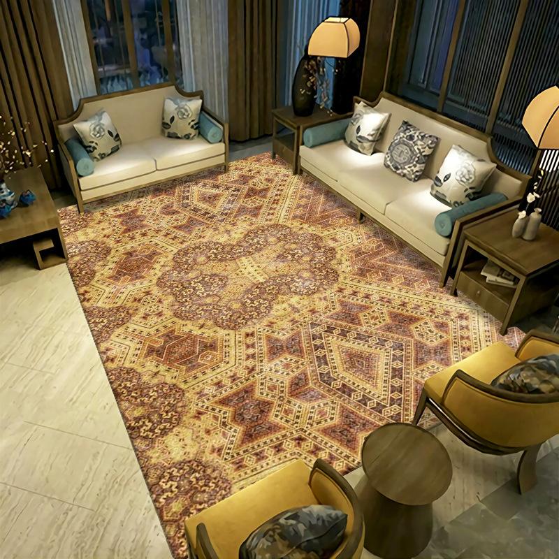 New Chinese Style Living Room Carpet Simple Coffee Table Sofa Floor Mat Bedside Carpet Easy To Maintain