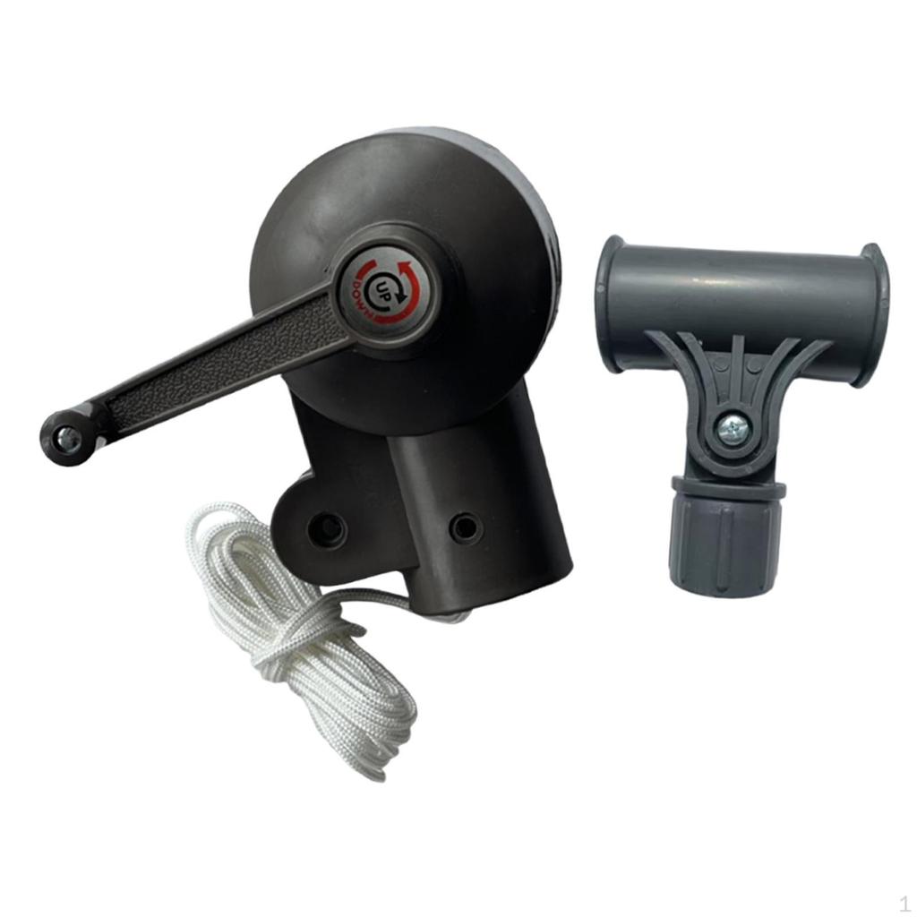 Deck Umbrella Crank Handle Bracket Steering Assembly Leisure Shade Attachment for