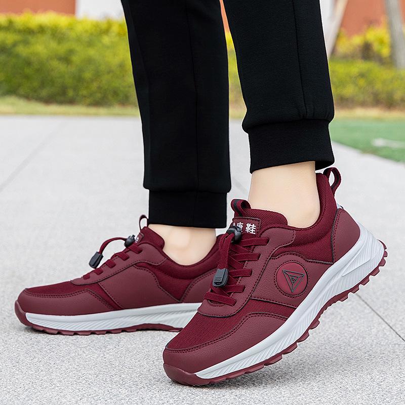 Women's Autumn Anti-Slip Walking Shoes for Middle-Aged & Elderly - Comfortable, Soft Sole Sports Shoes for Foot Support