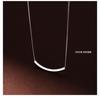 S925 Sterling Silver Necklace Simple and Fashionable Square Tube Chain Women's Chain Necklace