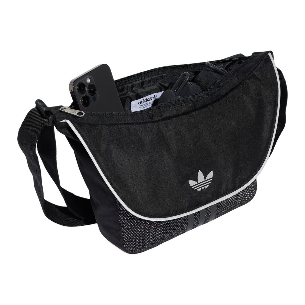 New Adidas Originals Polyester Shoulder Bag Men's Black JD5583
