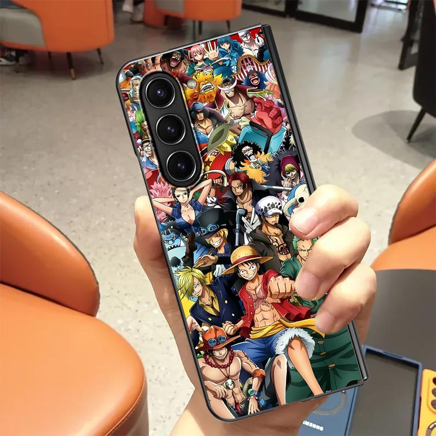 

Anime One Piece Luffy Case for Samsung Galaxy ZFold6 ZFold4 ZFold7 Z Fold 7 6 5 4 3 ZFold5 ZFold3 Back Phone Cover Galaxy Z Fold6