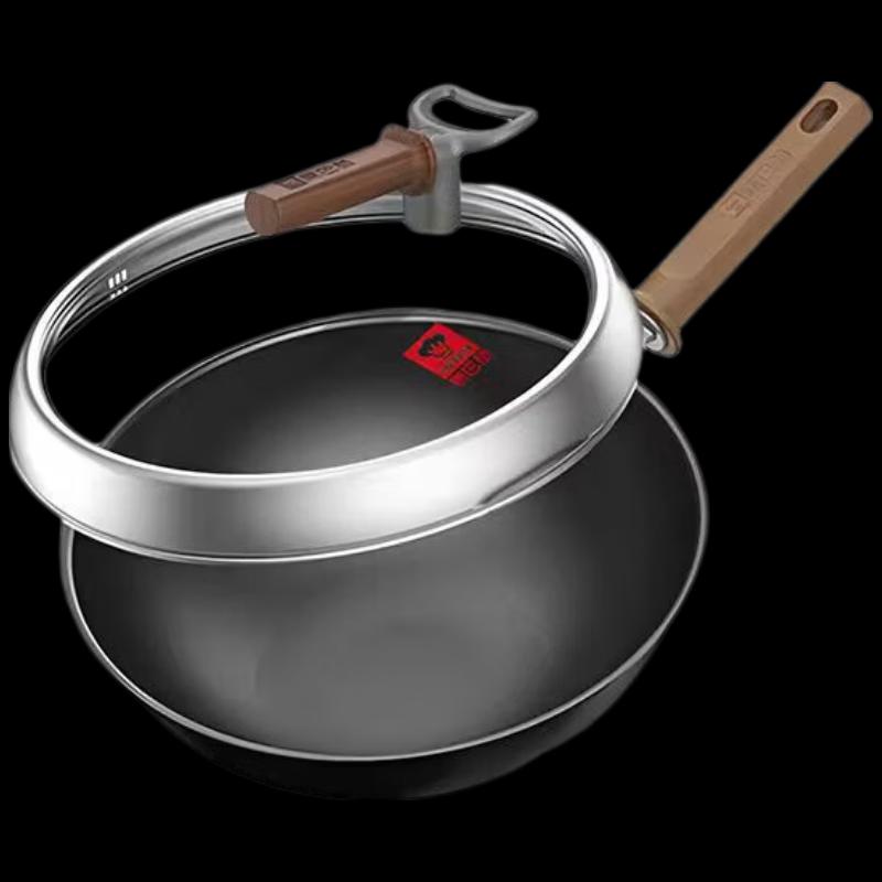 KOBACH 32cm Titanium Iron Non-Stick Wok