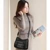 Leather Bag for Women Large Capacity Trendy Shoulder Bag Solid Color Bag