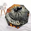 1pc Halloween Spider Decorations Automatic Open/close Folding Umbrella, Compact Portable Travel Umbrella,Durable Construction yy250814169